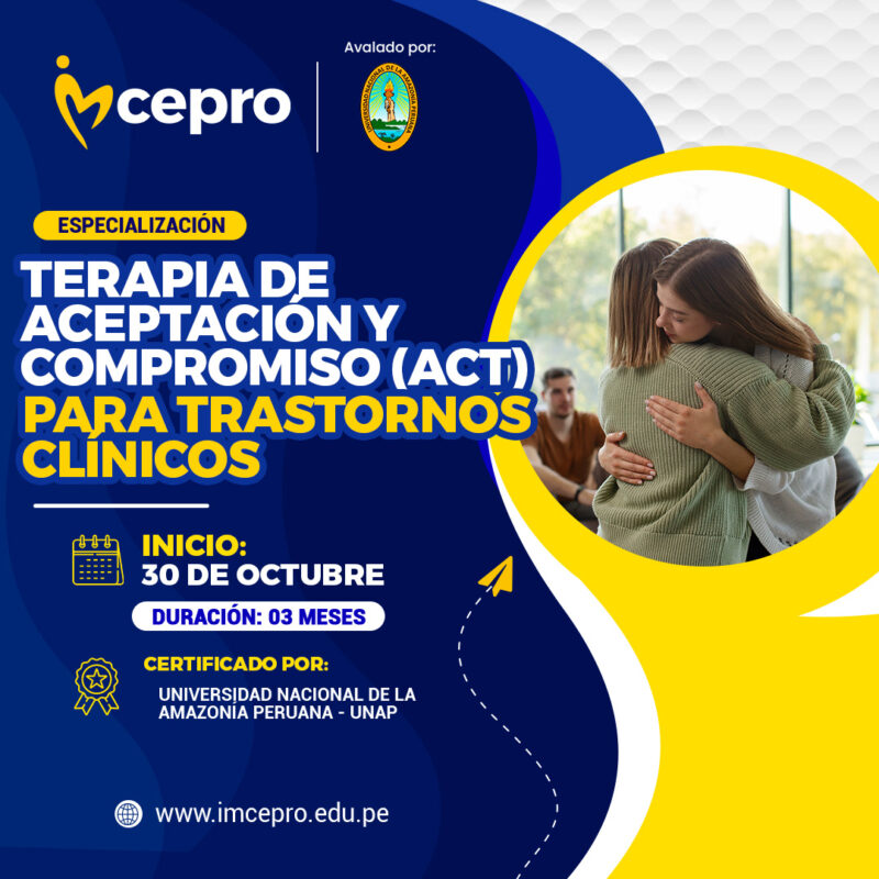 Terapia de Aceptación y Compromiso (ACT) para Trastornos Clínicos