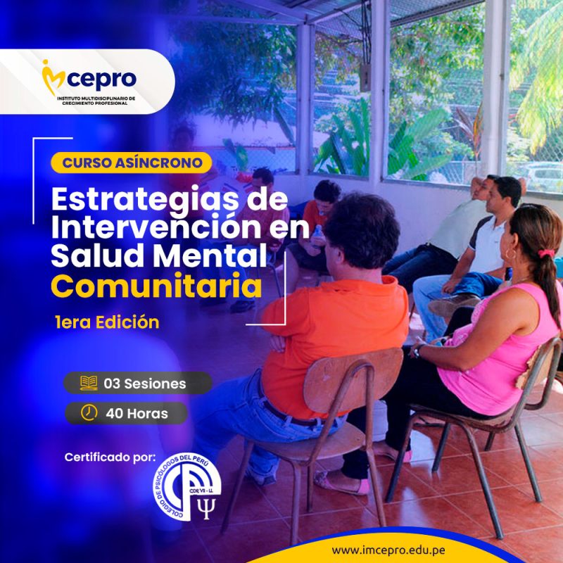 Estrategias de Intervención en Salud Mental Comunitaria – 1° Edición