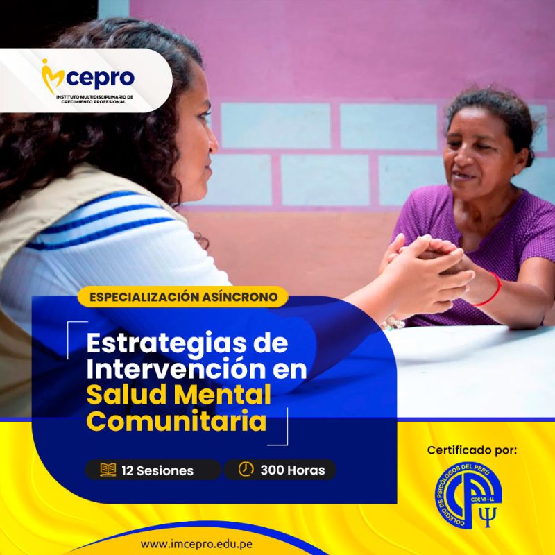 Estrategias de Intervención en Salud Mental Comunitaria