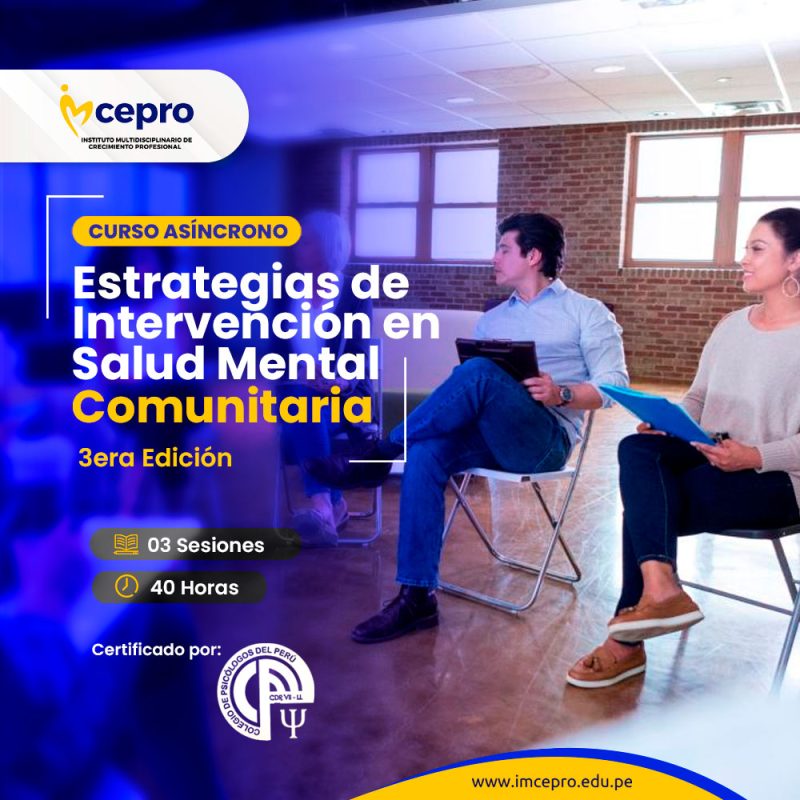 Estrategias de Intervención en Salud Metal Comunitaria – 3° Edición