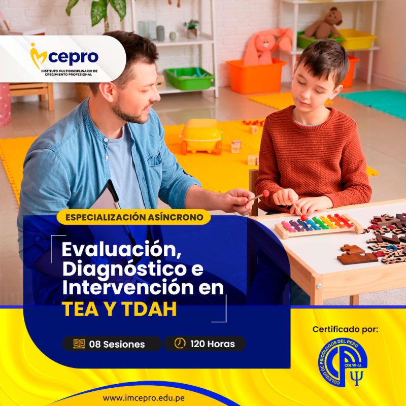 Evaluación, Diagnóstico e Intervención en TEA y TDAH