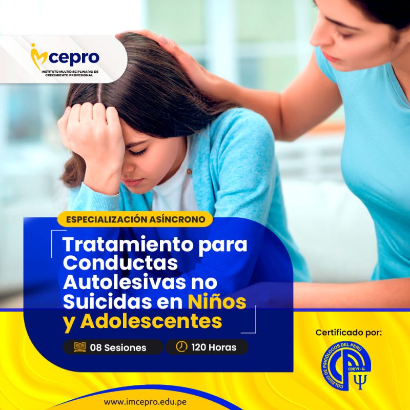 Tratamiento para Conductas Autolesivas no Suicidas en Niños y Adolescentes