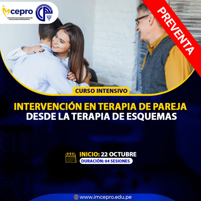 Intervención en Terapia de Pareja desde la Terapia de Esquemas